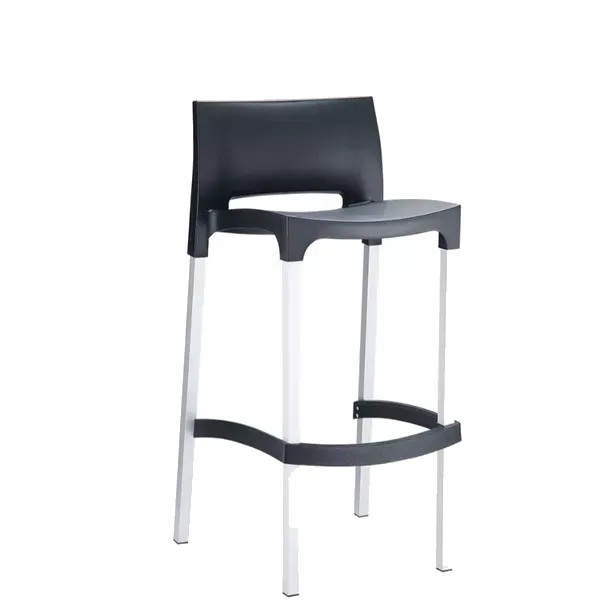 Barkruk Lounge Zwart